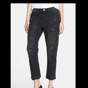 Current Elliott cropped straight townhouse jeans